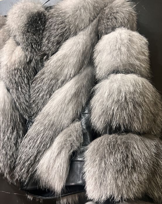 Blana naturala vulpe XS-S