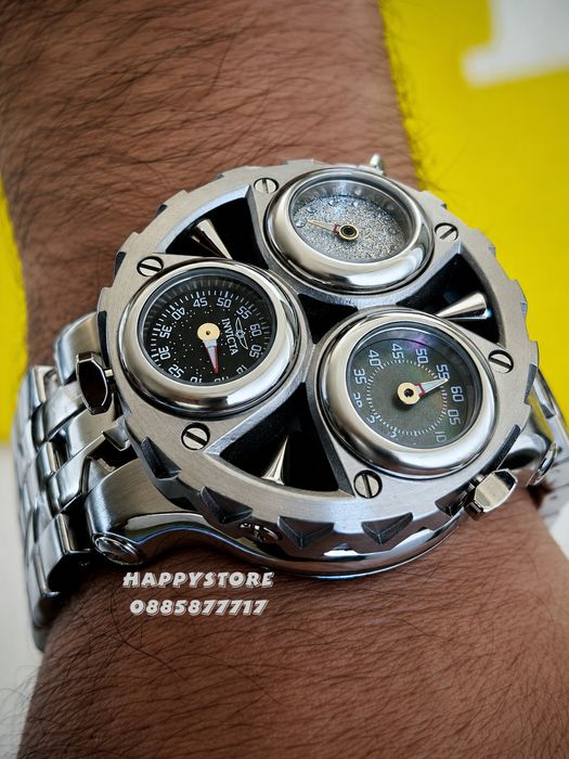 INVICTA Cerberus Silver 47 mm, Инвикта нов мъжки часовник