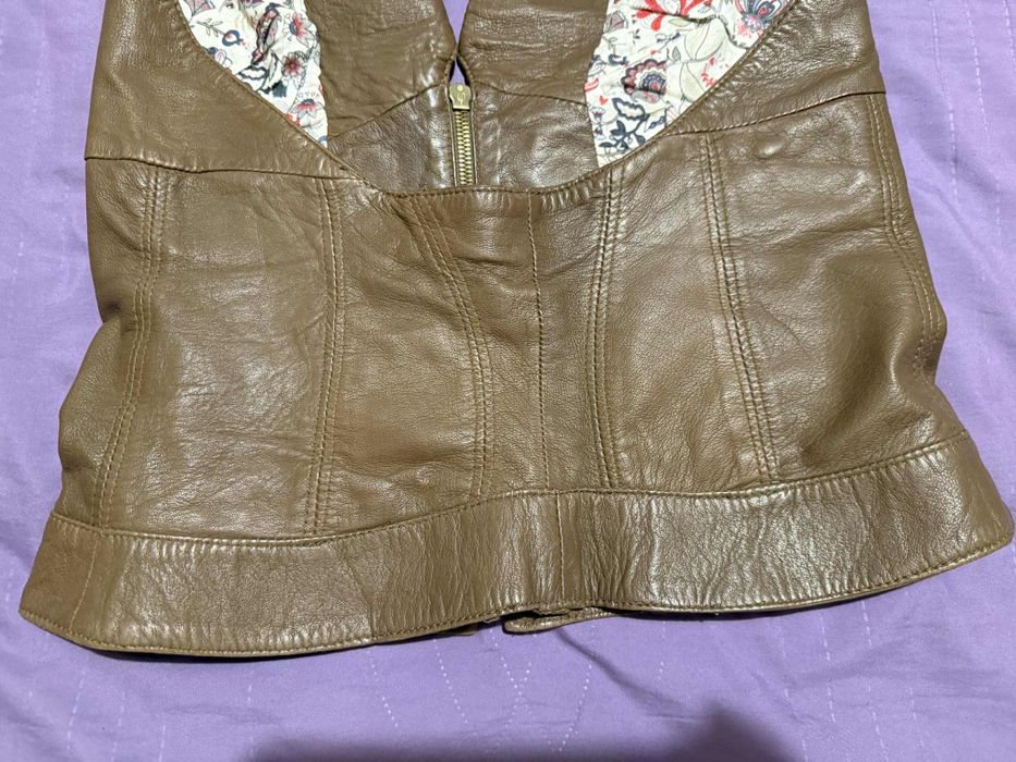 Дамски комплект естествена кожа