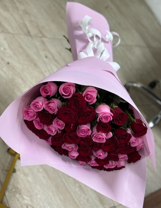 51 роза 24000тг!