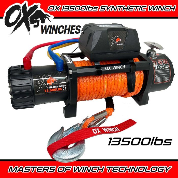 Troliu Auto Puternic 12V 13500 LBS Cablu Otel Si Garantie