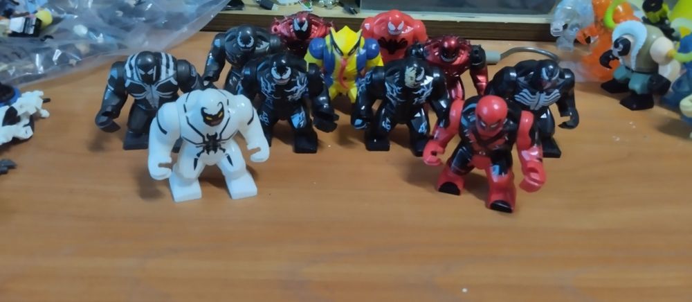 Большие фигурки Лего: Веном, Халк, Танос, Карнаж, Мстители, Бейн