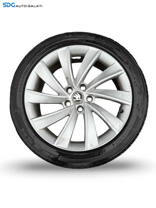 Set 4 Jante Janta Roata Roti Aliaj 235 45 18 R18 Distanta Prezon 5x112 CB 57.1 Audi A3 8V 2013 - 2020 (6Jx18 H2 ET 44 3V0601025L HL-4944-1) [JNT0011]
