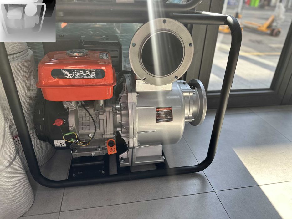 Насос водяной бензиновый  ДИАМЕТР 150 МОТО ПОМПА/moto pompa/ SAAB