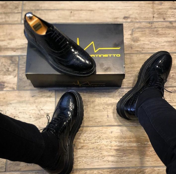 Кожаные туфли мужские Made in Türkiye