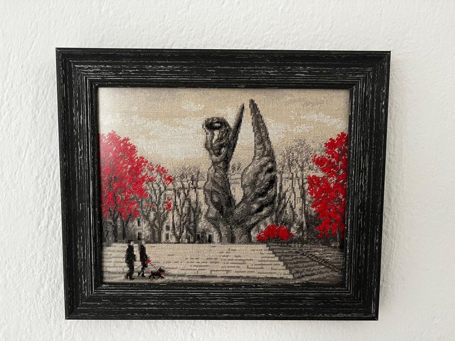 10броя гоблени Градовете на Милена стил -рамкирани