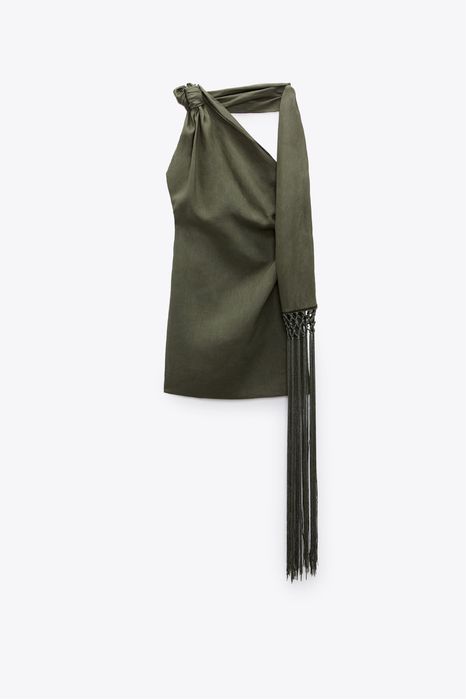 Ленена  рокля на ZARA