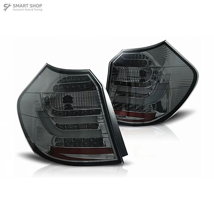 Stopuri LED BMW Seria 1 E81 E87 (09.2007-2011) Negru Fumuriu