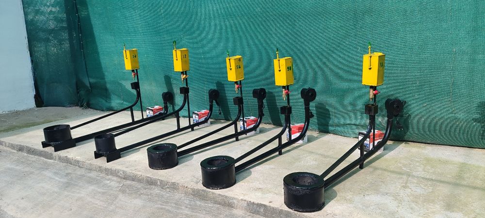 Горелки на отработке.