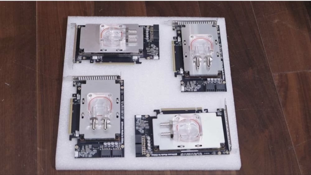 Server AI GPU 4× NVIDIA V100 32GB - 128GB VRAM NVLink Deep Learning