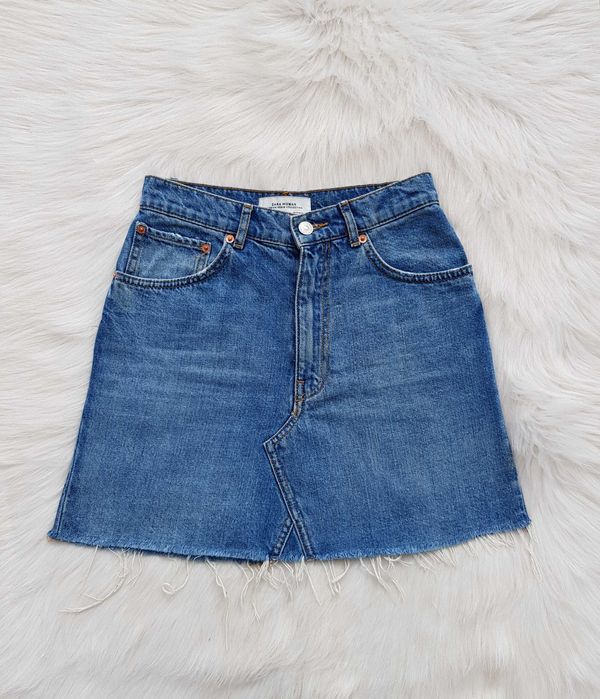 Дънкова пола ZARA размер XS-S