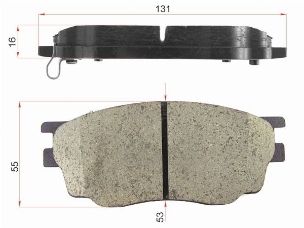 Колодки тормозные Mazda 323