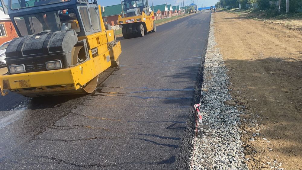 Асфальт брусчатка