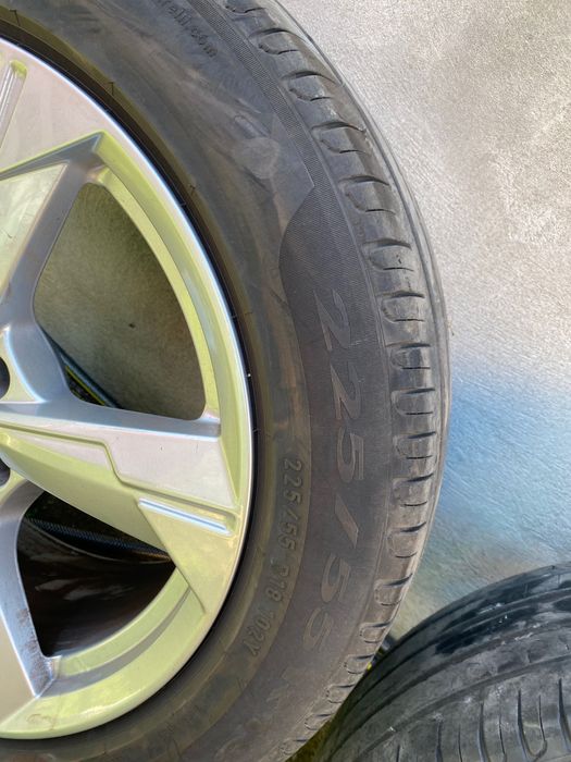 jante audi a6, a4 , R18 cu anvelope pirelli dot2022