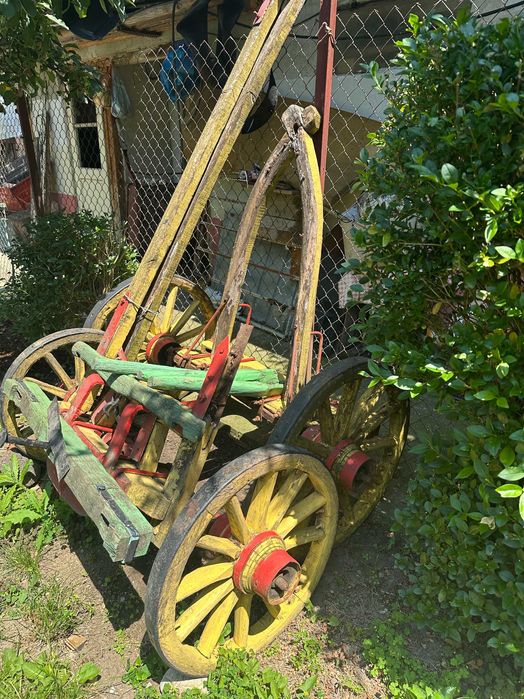 Каруца две оси  - за декорация