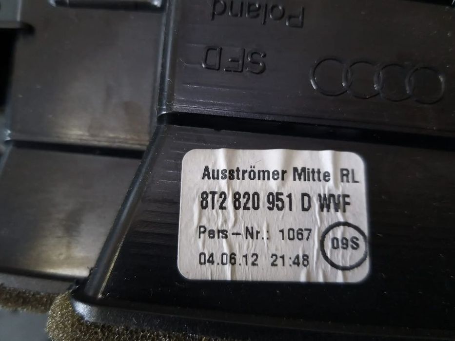 Grile ventilatie bord centrale audi a4 b8 8k 8t2820951d