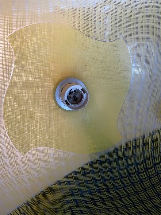 Полилей осветително тяло с регулиране на височината. Стъклен