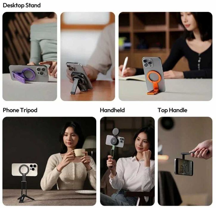 Складной магнитный мини-штатив для телефона akm3