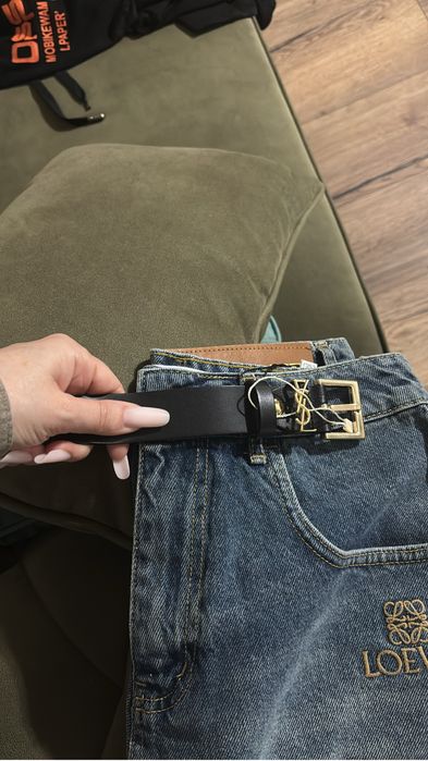 Curea YSL,toate dimensiunire,cu ferineria aurie si cu feronerie argintie