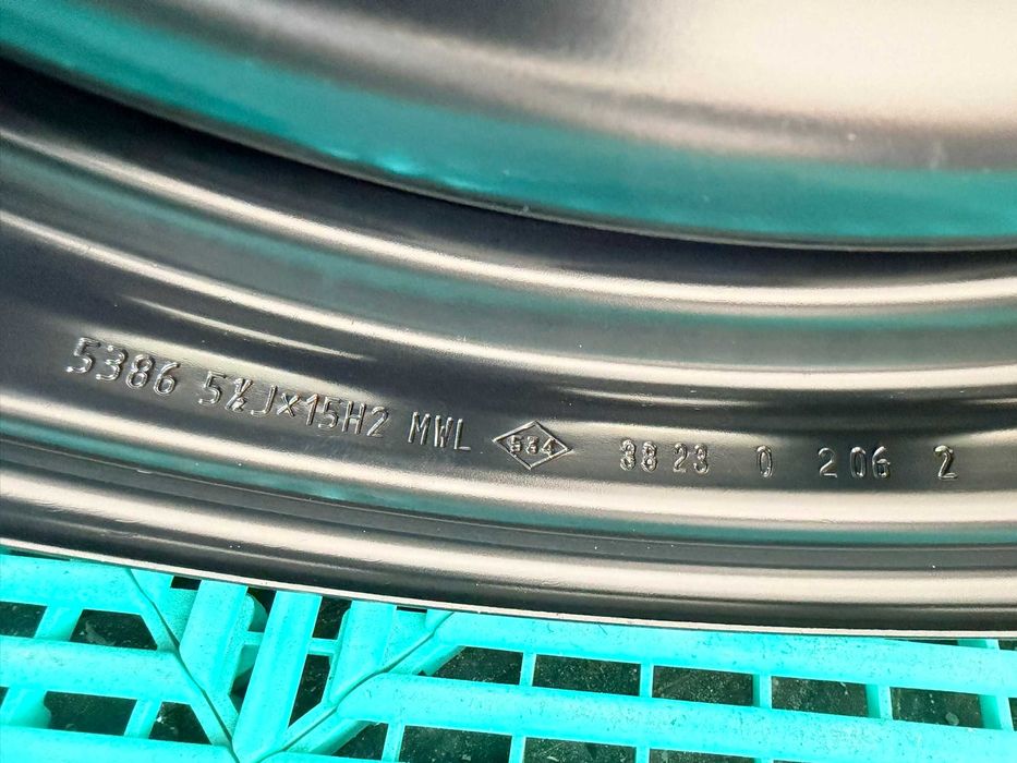 Jante metalice otel tabla R15 Dacia Sandero Logan Mcv Renault Clio 4 Twingo Micra noi originale Renault 4x100 60.1mm