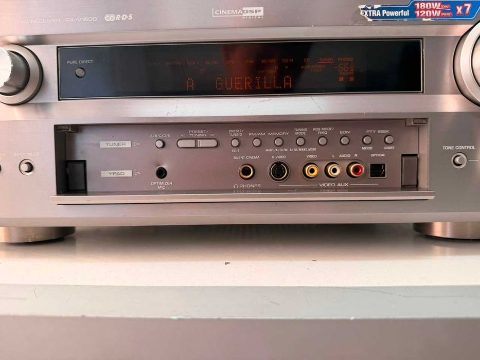 Yamaha RX V 1500 Amplificator Receiver High End -Phono- Masiv 180W x 7