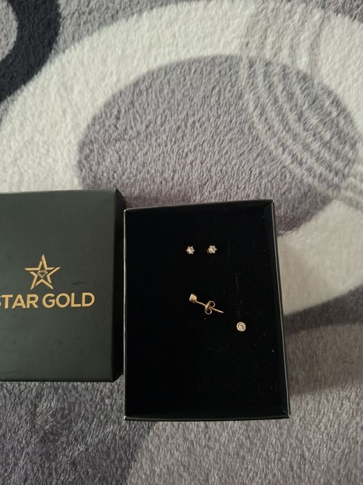 Cercei aur cu șurub