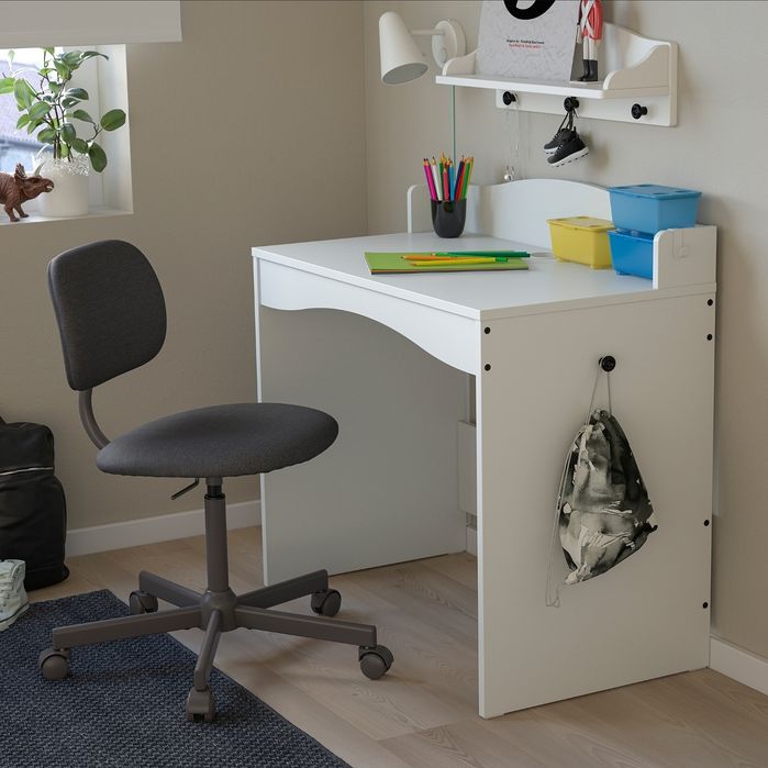 Birou Ikea Smagora alb stare excelentă