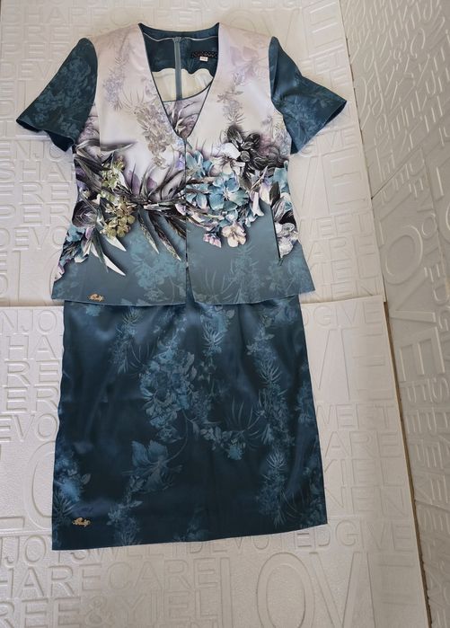 Rosi Fashion дамски комплект сако и рокля Роси Елегант