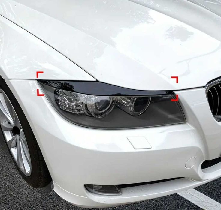 Нови Черни Вежди фарове BMW e90 e91 pre Facelif БМВ Е90 Е91 фейслифт