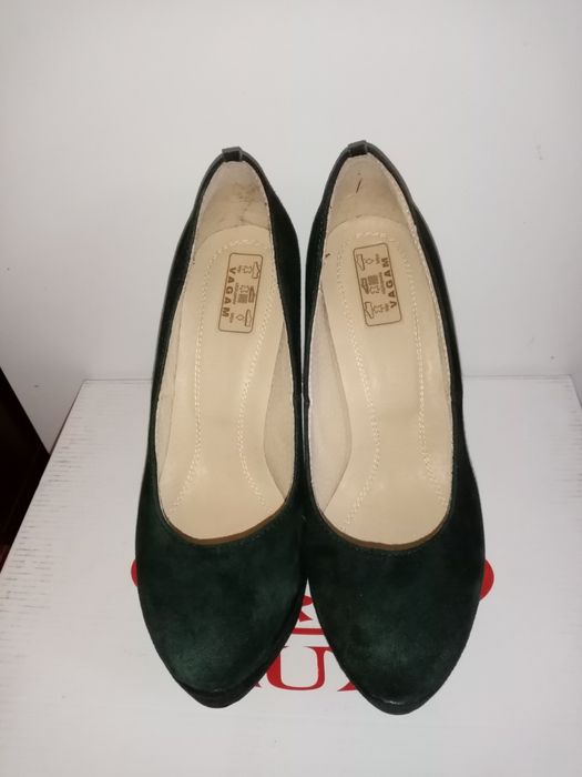 Pantofi piele naturala intoarsa