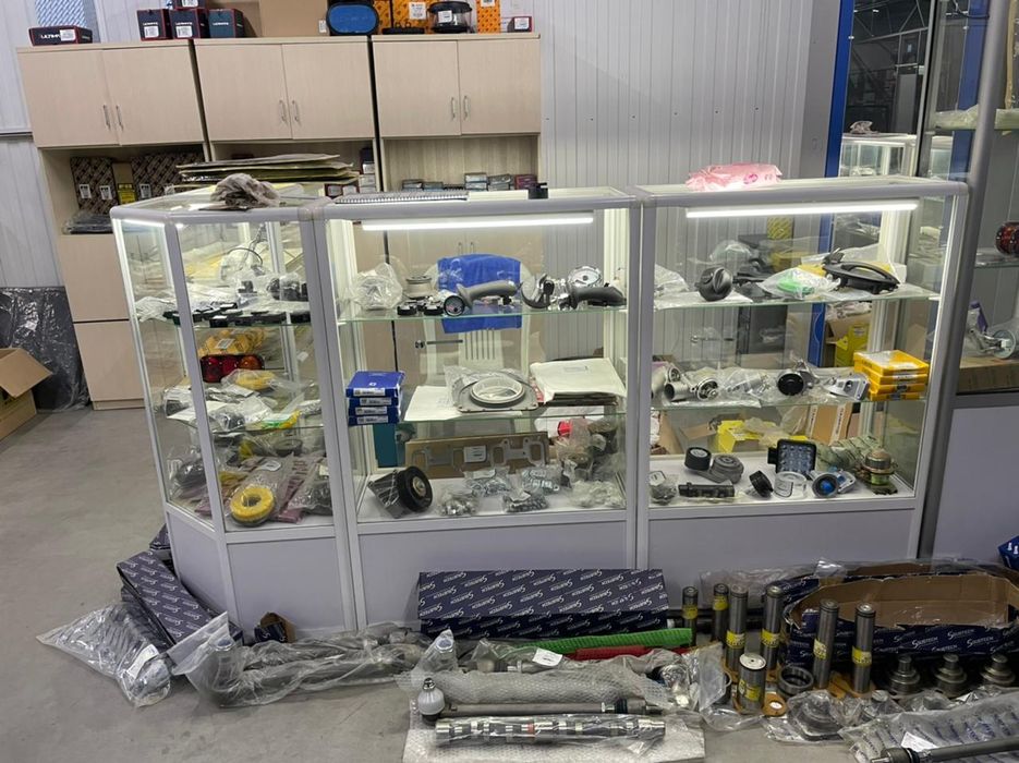 Витрина стеклянные прилавка полка