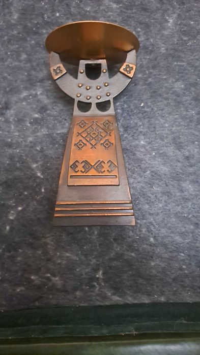 Подсвечник металлический 21*10см