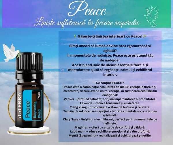 Ulei esential Doterra Peace ,ambalat tip cadou