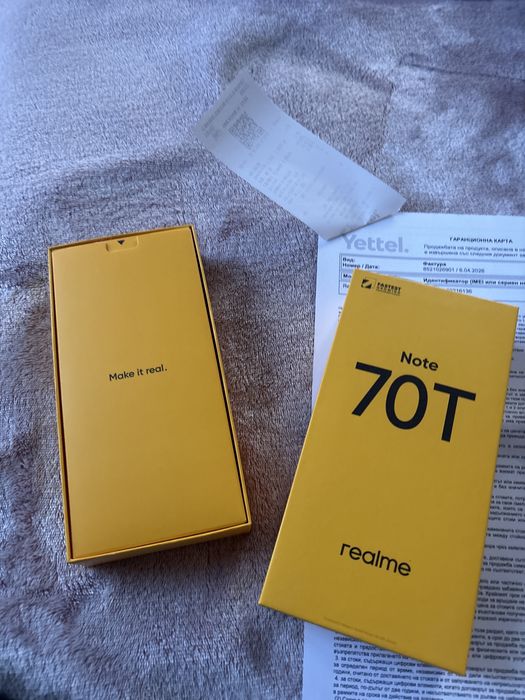 Realme70t с 36 месеца гаранция