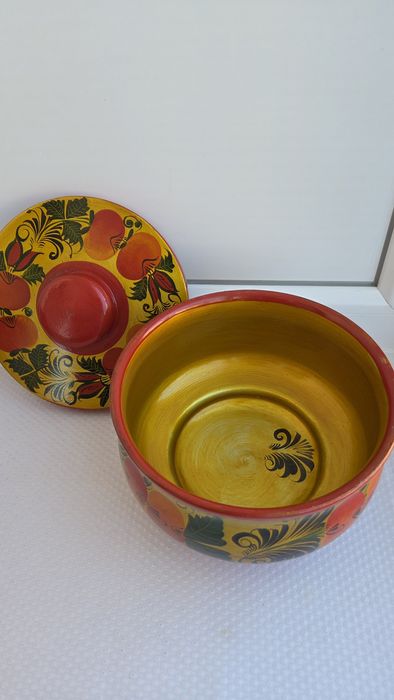 Набор посуды деревянной "хохлома"