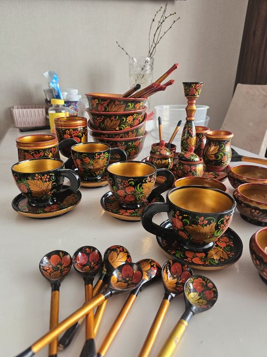 Продам посуду Хохлома