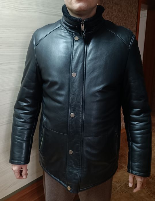 Мужская дублёнка в идеальном состоянии