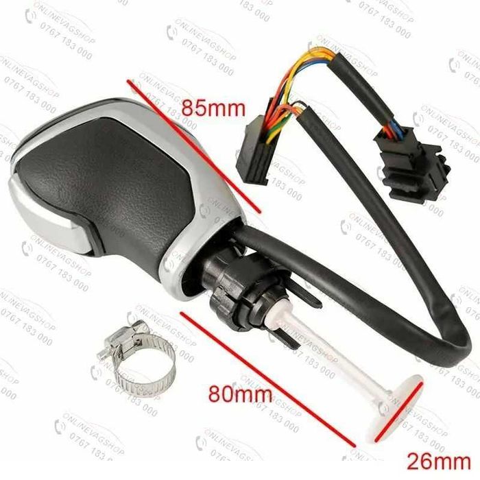 Nuca schimbator DSG Iluminata VW Golf Mk5,Mk6,Passat B8,B7, CC ,Tiguan