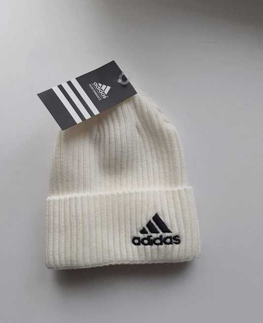 Caciula Adidas, alba