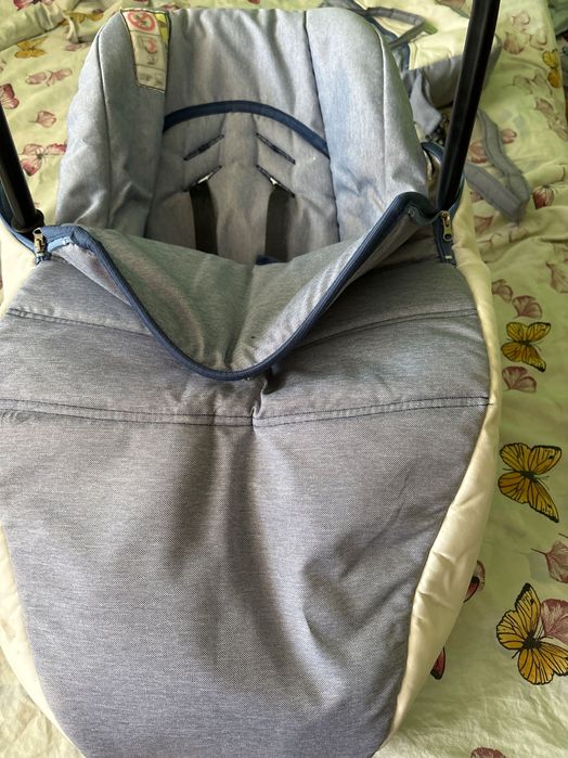 Количка 3 в 1 Адбор Немо синя