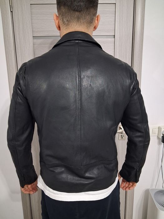 Geaca piele naturala Massimo Dutti, marime L