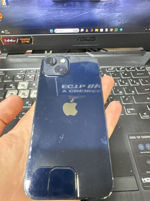 Iphone 13 blue 79 емкость, 128гб