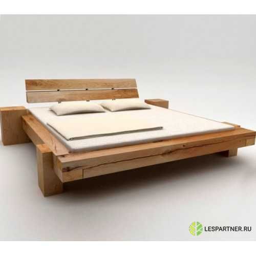 Кровати для спальни в стиле Лофт из натурального дерева