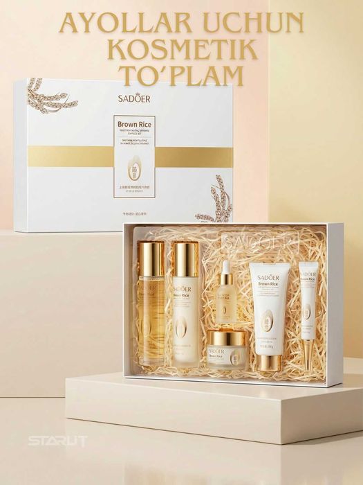 Yuz parvarishi uchun kosmetika to‘plami, 8 mart qizlar uchun sovg'a