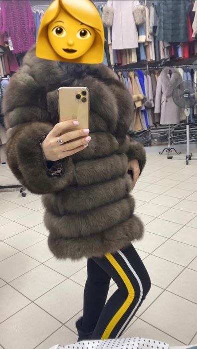 Модная Шуба из песца