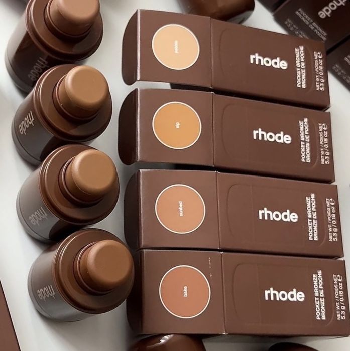 Rhode Pocket Bronze 5.3g кремообразен бронзант Pebble Sip Sunbed Bake Shade Drench Anklet Plunge Оригинален от най-новата колекция