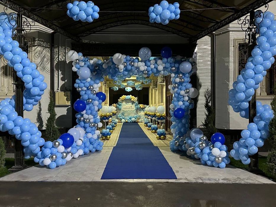 500 ming boshlanadi Оформления шарами Shar bezaklari Afarmleniya shar