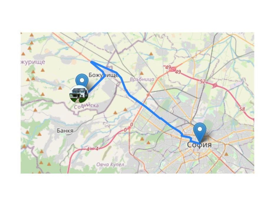 НОВА Самостоятелна къща до гр.София, с.Гурмазово