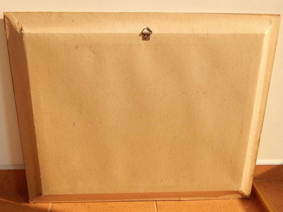 Tablou pictura vaza cu flori natura statica cu geam protectie 69x56 cm