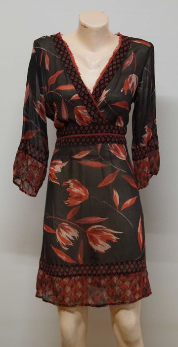 Bluza matase Priciples multicolora marimea 42